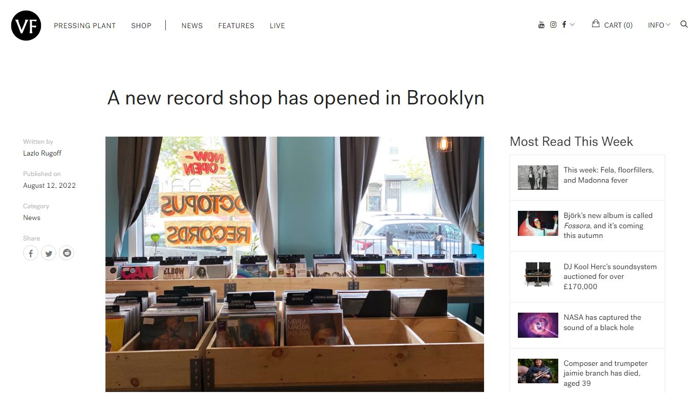 A new record shop has opened in Brooklyn - thevinylfactory.com